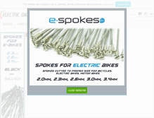 Tablet Screenshot of electricbikesimulator.com